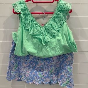 Lilly Pulitzer Skort and Tank Outfit